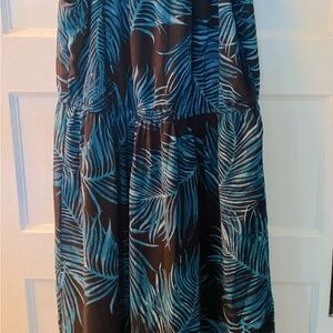 APRICOT Black and Teal Dress